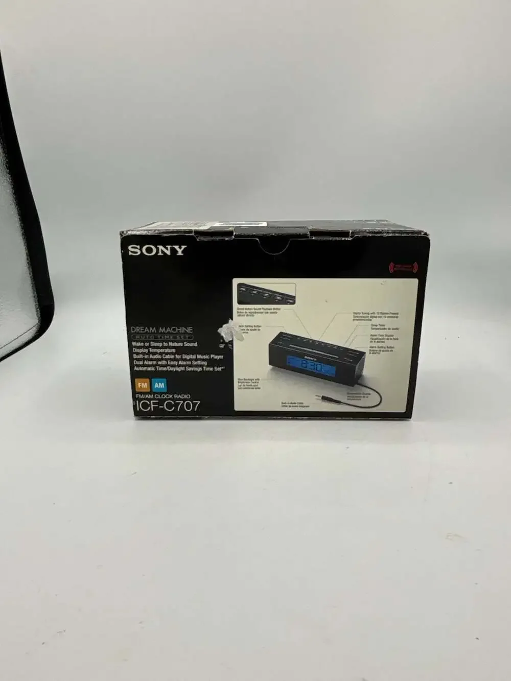 Sony Dream Machine ICF-C707 AM/FM Clock Radio with Nature Sounds